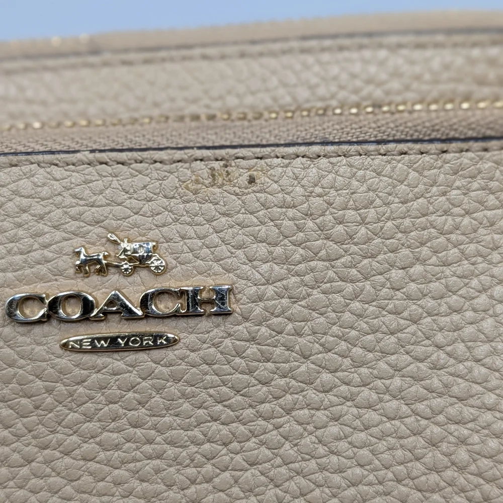 Coach pebbled leather